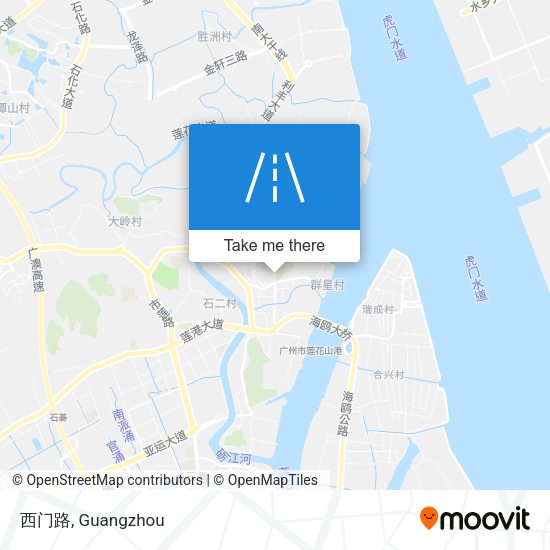 西门路 map