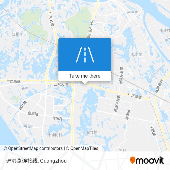 进港路连接线 map