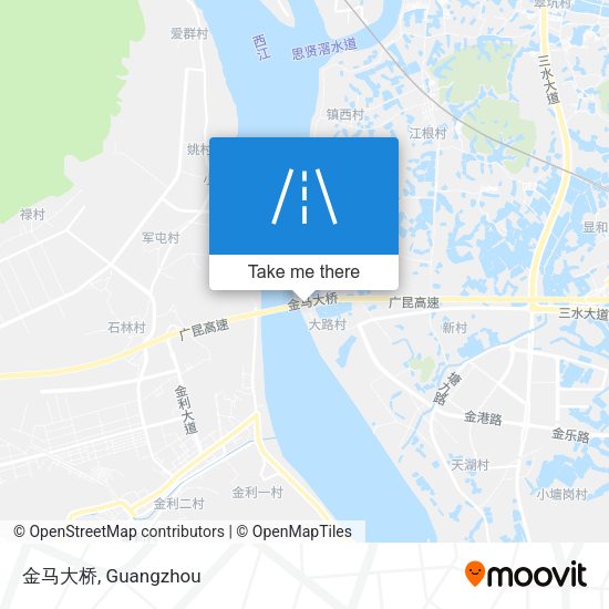 金马大桥 map