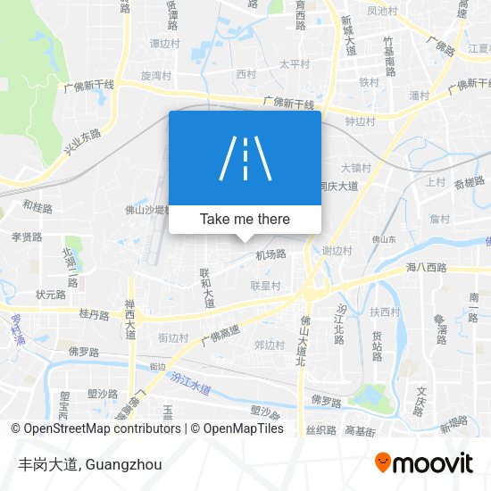 丰岗大道 map