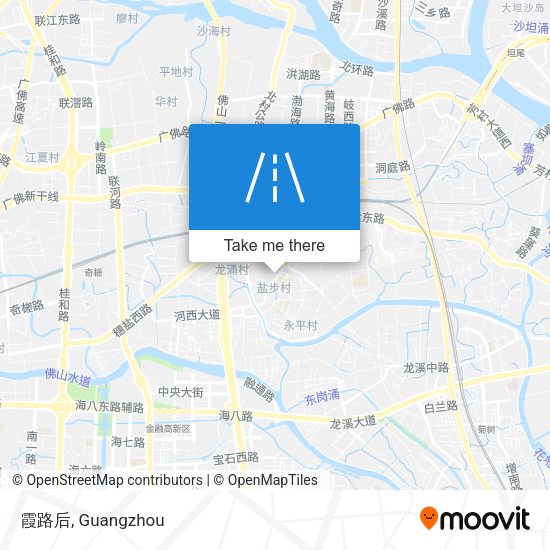霞路后 map