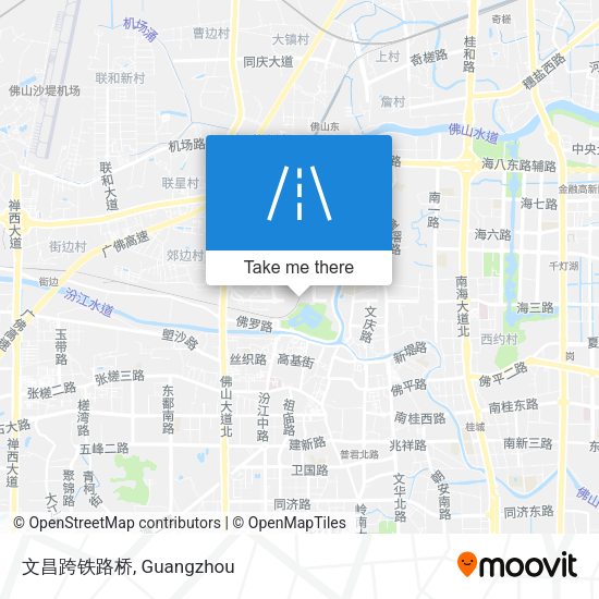文昌跨铁路桥 map