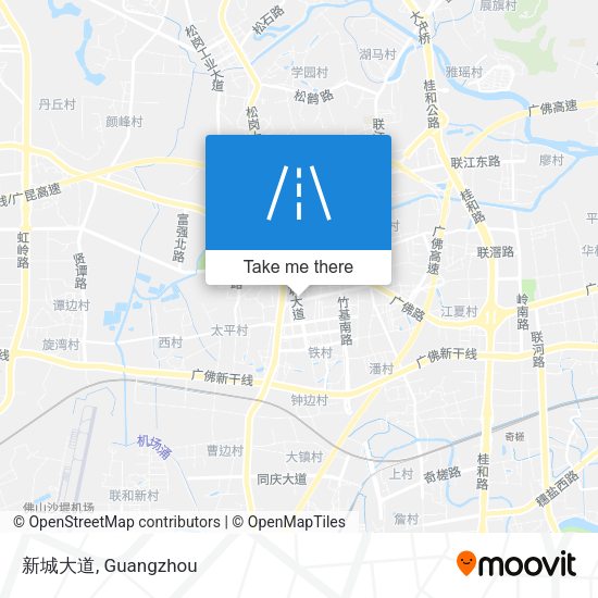新城大道 map