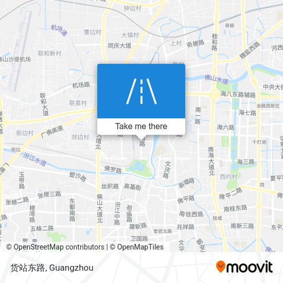 货站东路 map