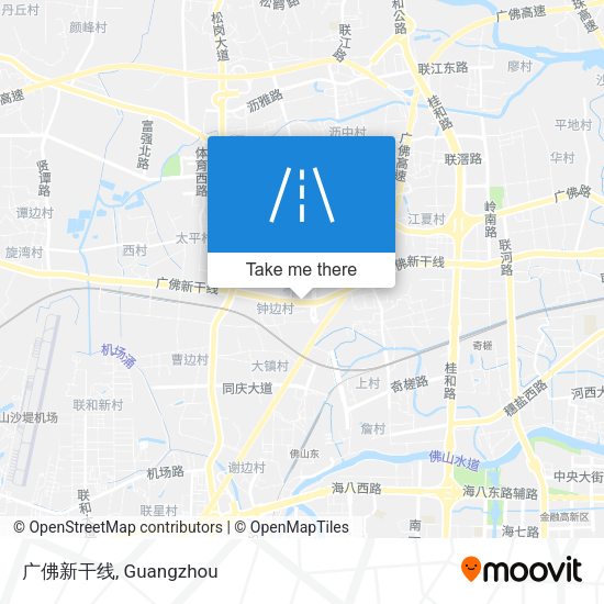广佛新干线 map