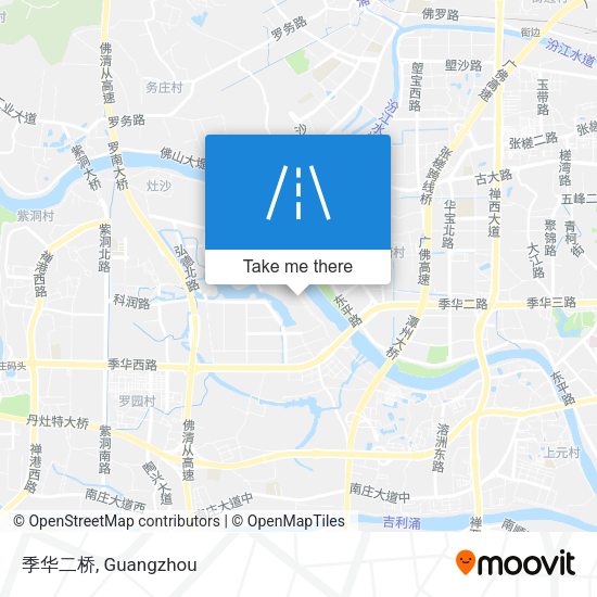 季华二桥 map