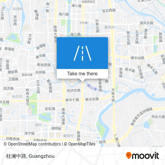 桂澜中路 map