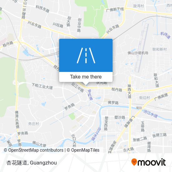 杏花隧道 map
