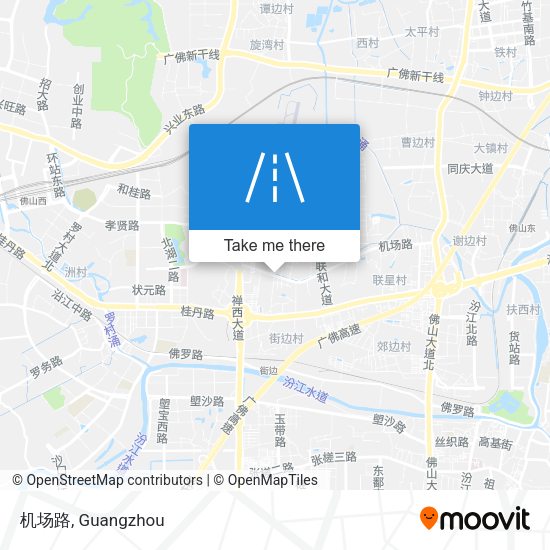 机场路 map