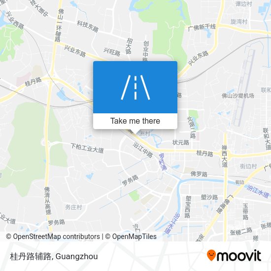 桂丹路辅路 map