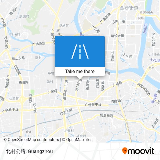 北村公路 map