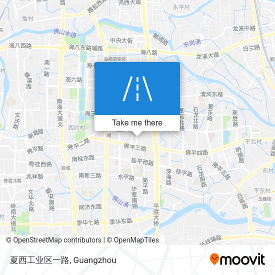夏西工业区一路 map