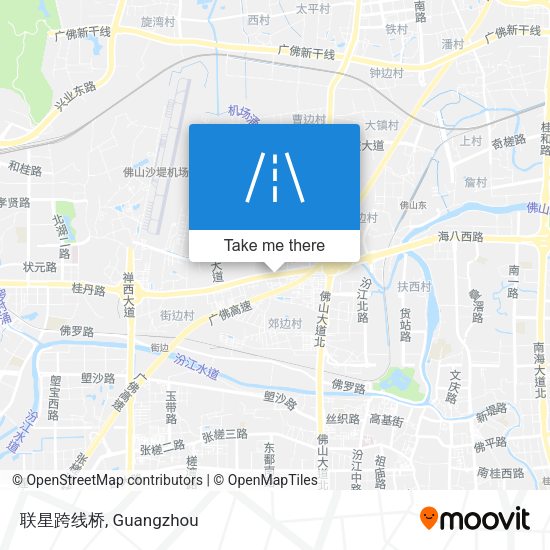 联星跨线桥 map