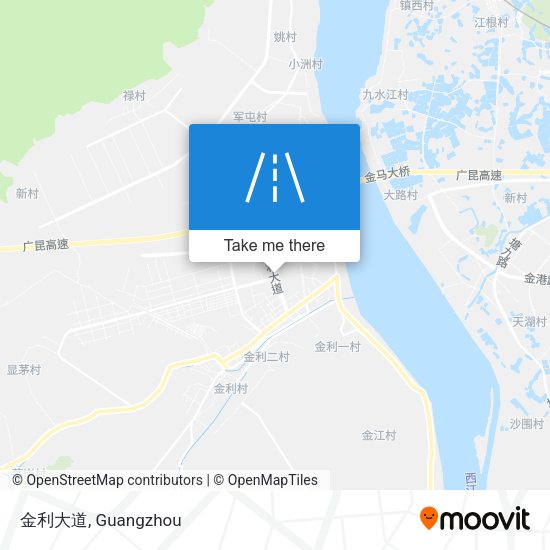 金利大道 map