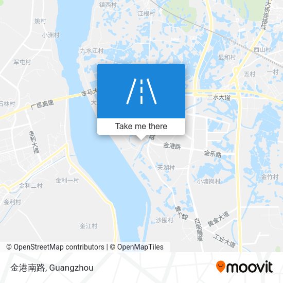 金港南路 map