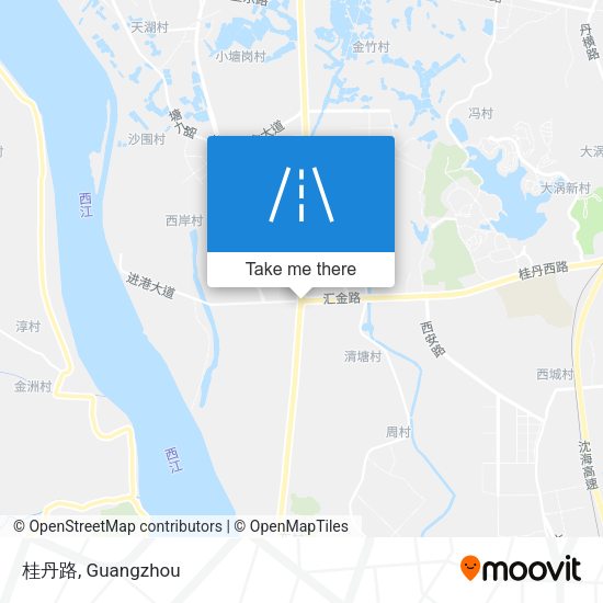 桂丹路 map