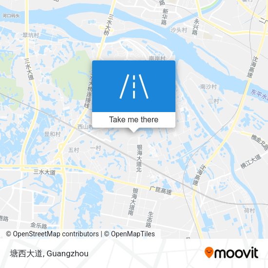 塘西大道 map