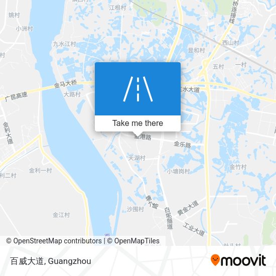 百威大道 map