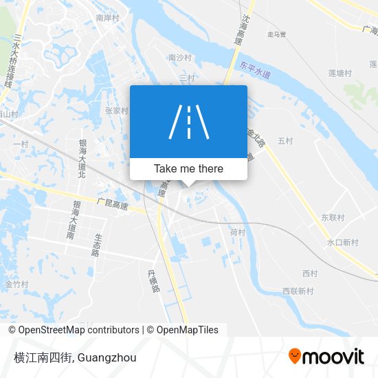 横江南四街 map