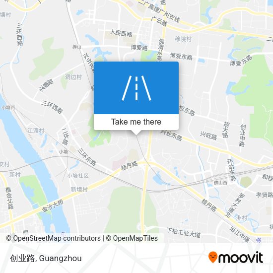 创业路 map