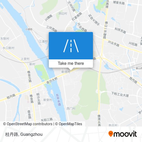 桂丹路 map