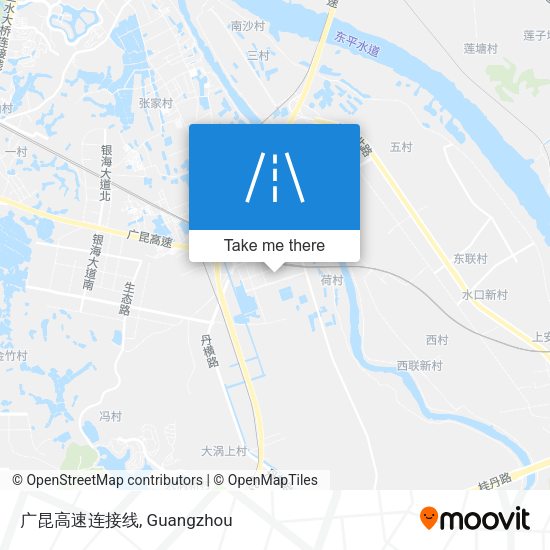 广昆高速连接线 map