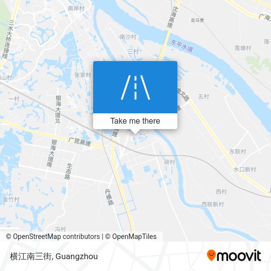 横江南三街 map