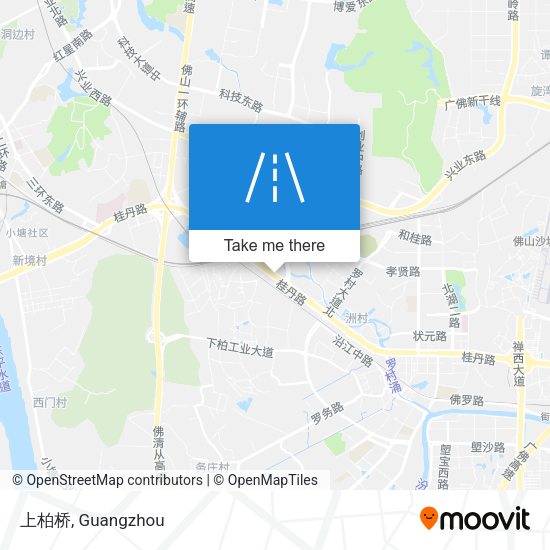 上柏桥 map