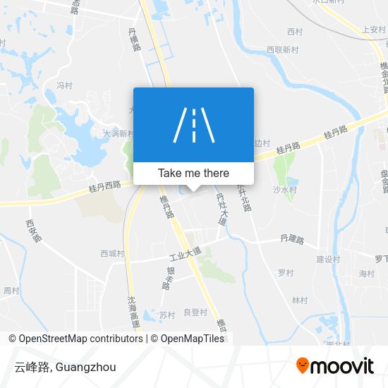 云峰路 map
