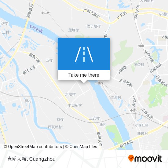 博爱大桥 map