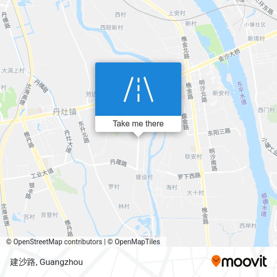 建沙路 map