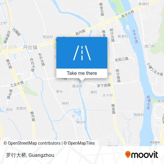 罗行大桥 map