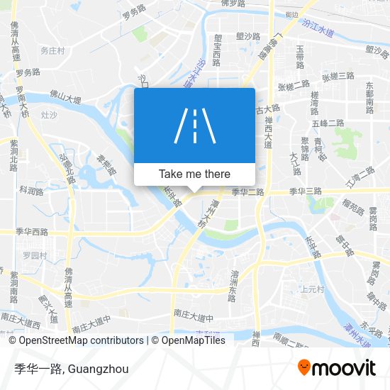季华一路 map