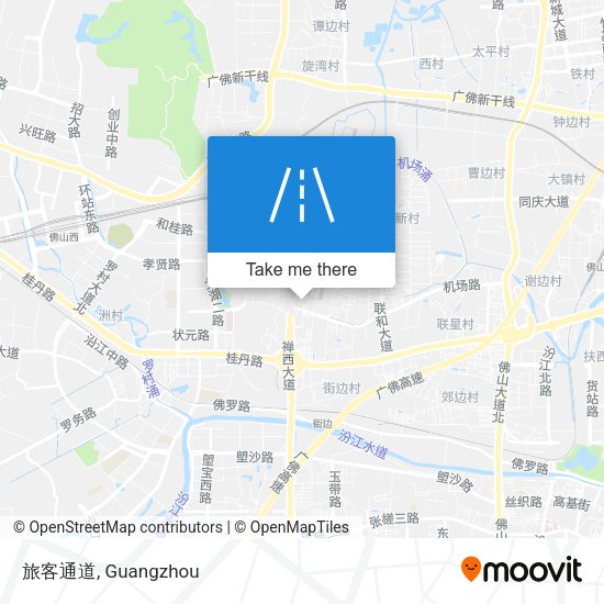 旅客通道 map