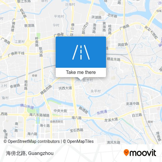 海傍北路 map
