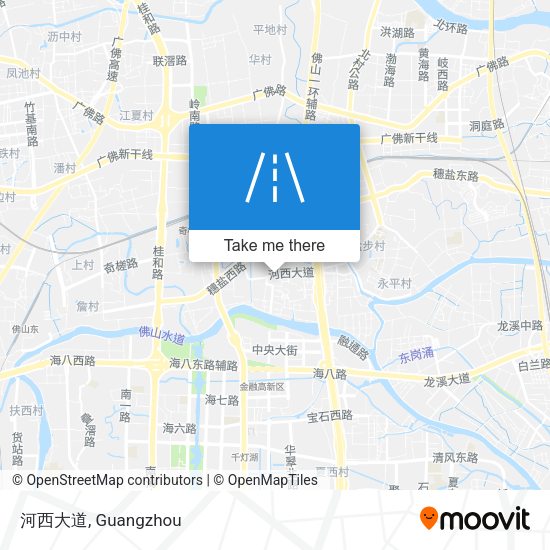 河西大道 map