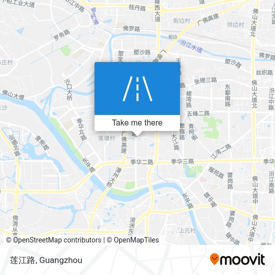 莲江路 map