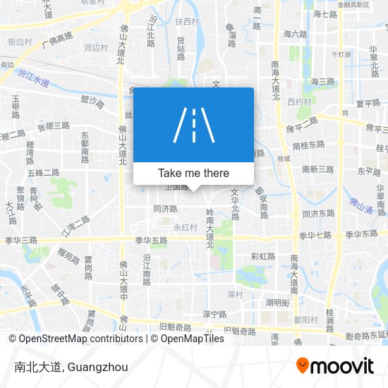 南北大道 map