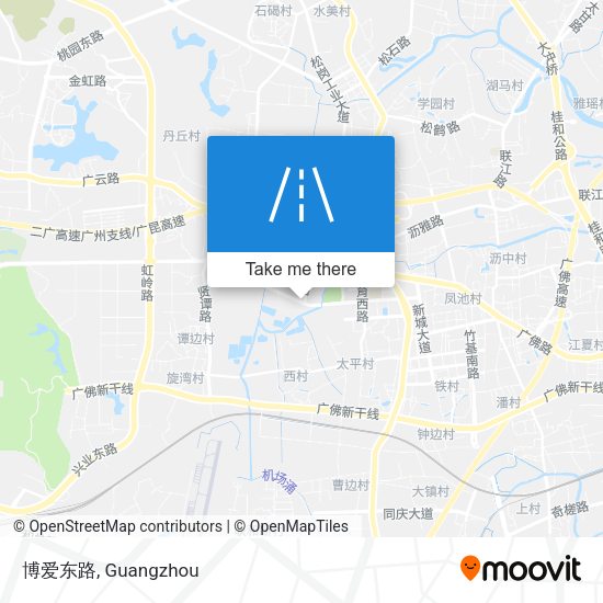 博爱东路 map