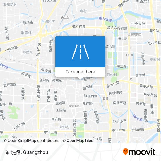 新堤路 map