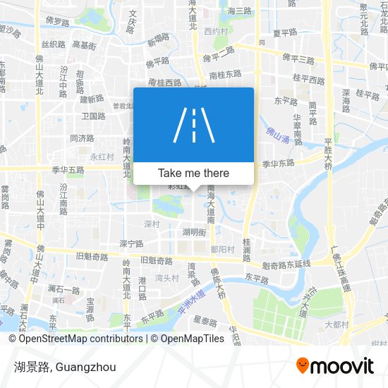 湖景路 map