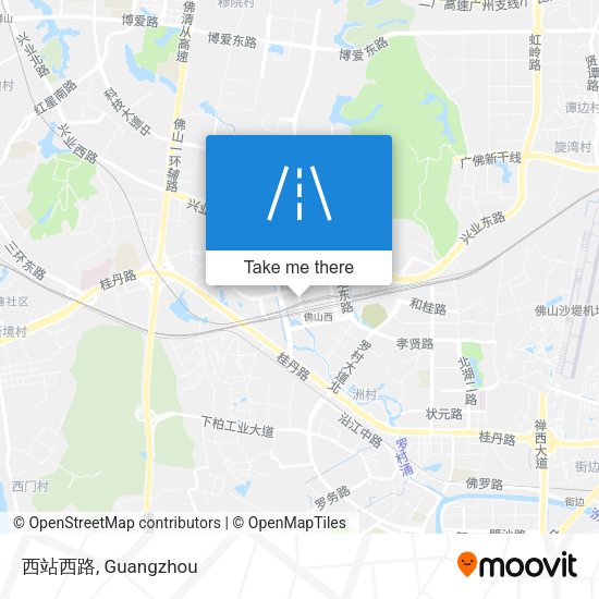西站西路 map