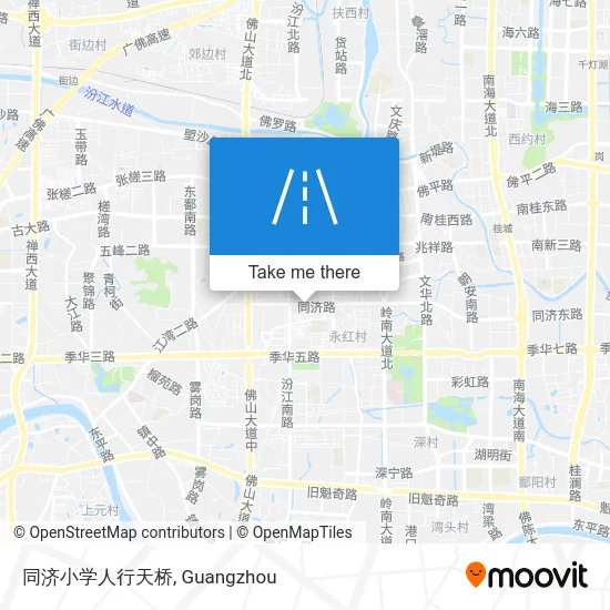 同济小学人行天桥 map