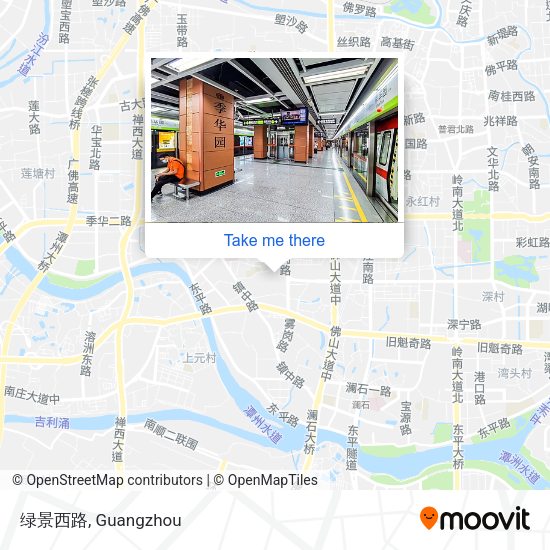 绿景西路 map