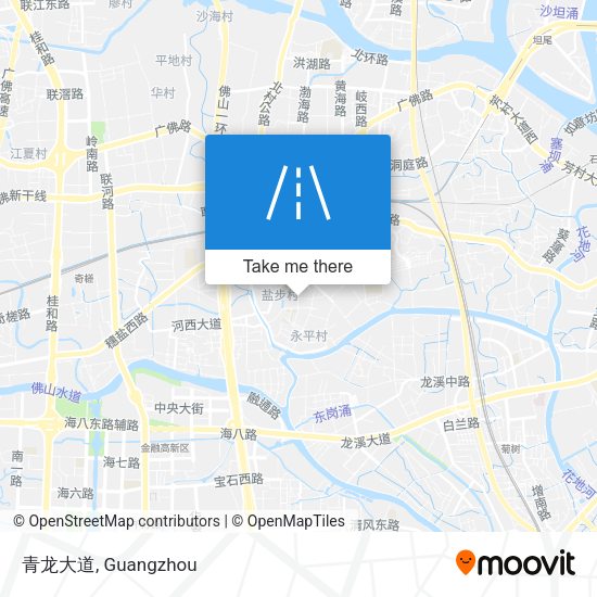 青龙大道 map