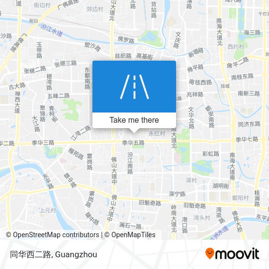同华西二路 map