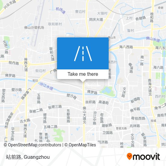站前路 map