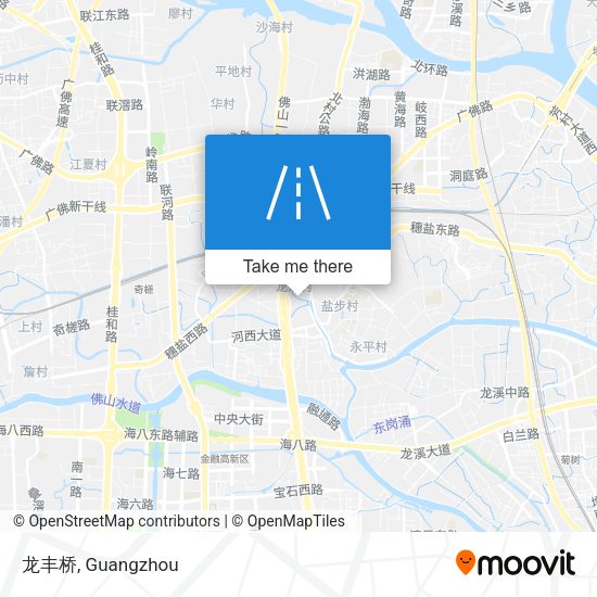 龙丰桥 map