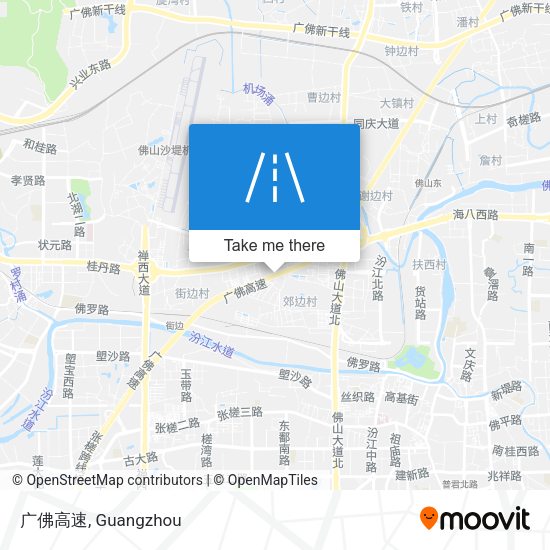 广佛高速 map