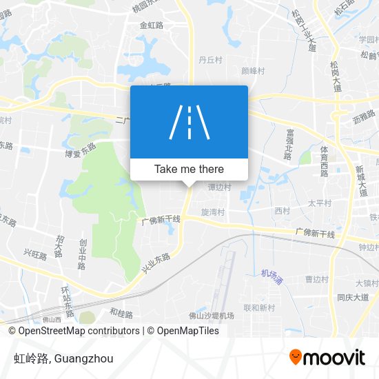 虹岭路 map